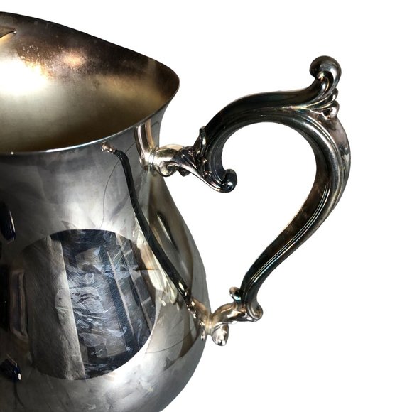 The International Silver Company Beverage Water Pitcher Ice Guard Silverplated - Picture 3 of 11
